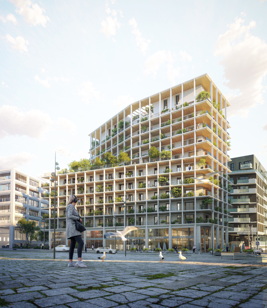 RESIDENTIAL APARTMENTS & OFFICES BUILDING BOUYGUES IMMOBILIER BREST – LES CAPUCINS